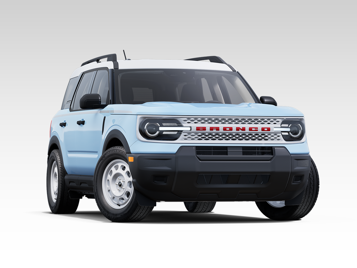 A blue Ford Bronco® Sport Heritage SUV